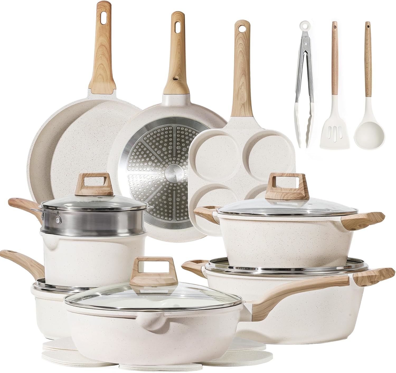 21Pcs Pots and Pans Set-Aldronix