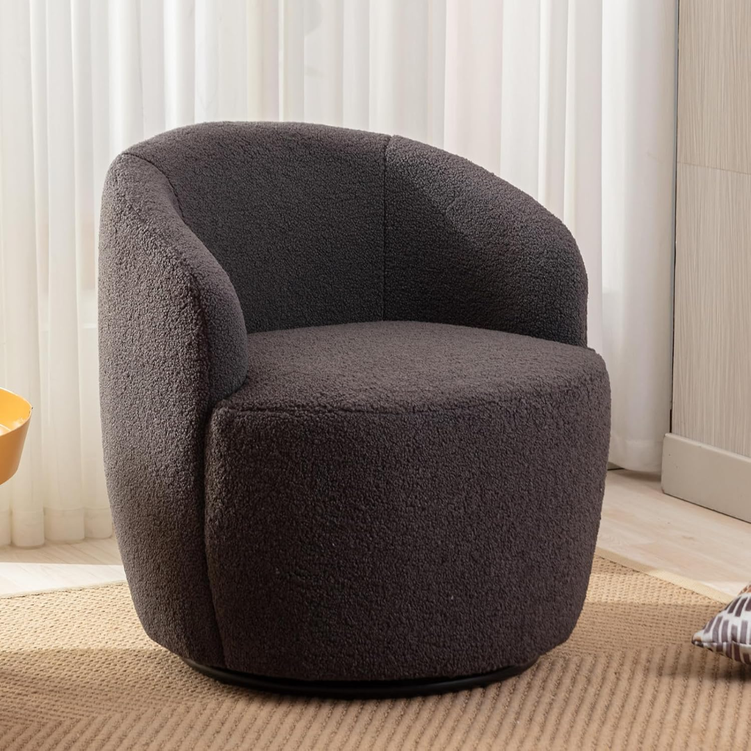 Teddy Swivel Cuddle Chair-Aldronix