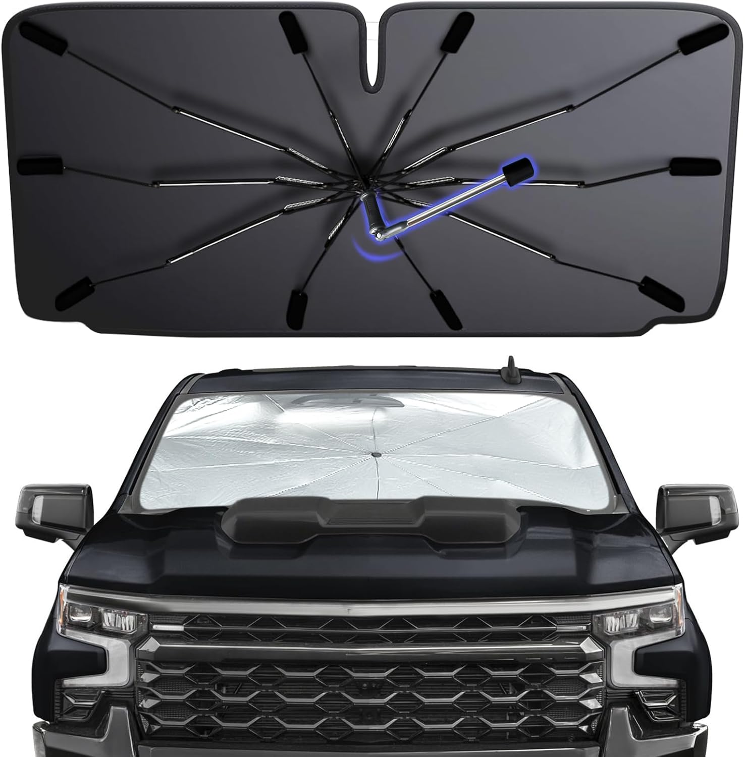 2025 Windshield Sun Shade Umbrella-Aldronix