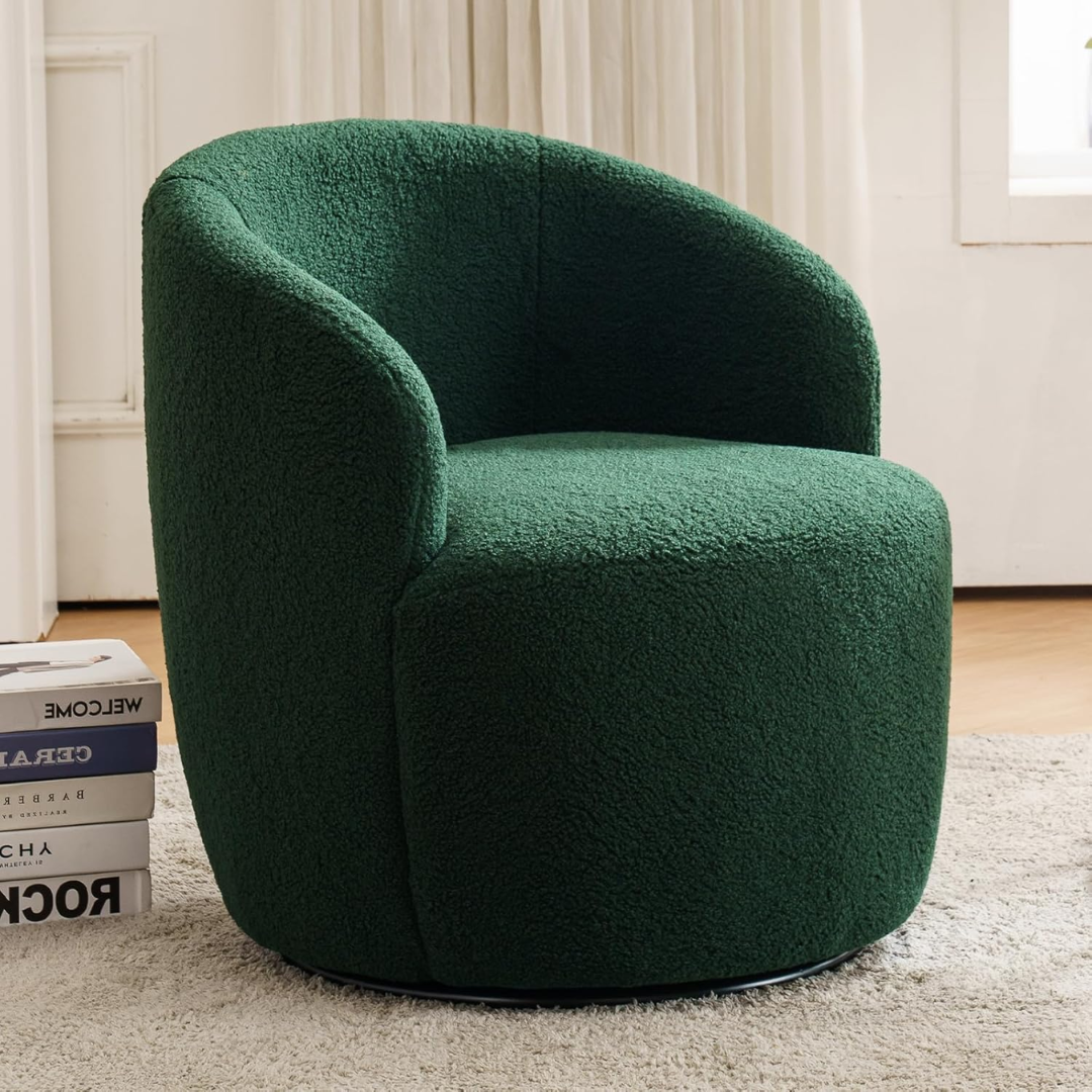 Teddy Swivel Cuddle Chair-Aldronix