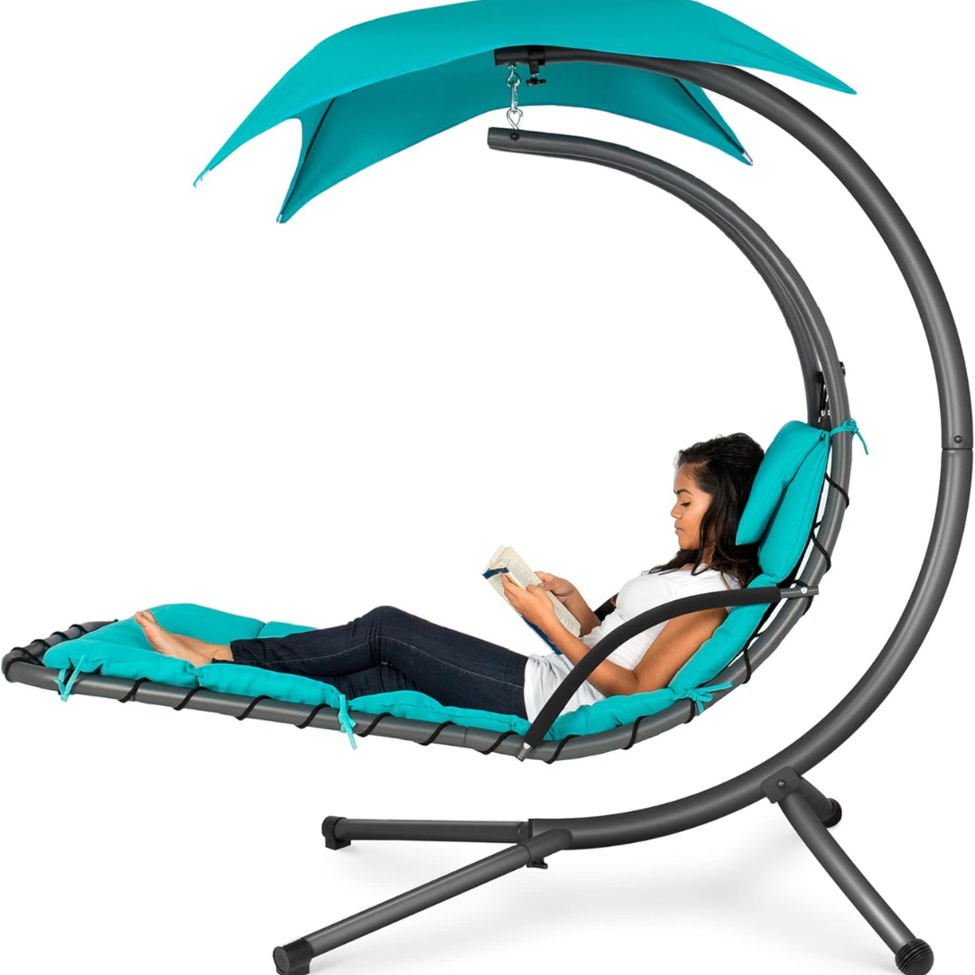 Curved Steel Chaise Lounge - Swing-Aldronix