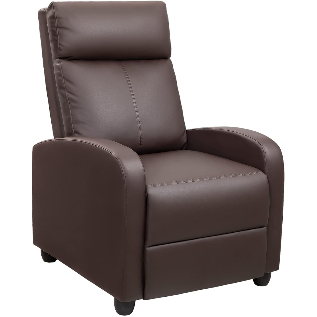 Adjustable Home Theater Single Recliner Sofa-Aldronix