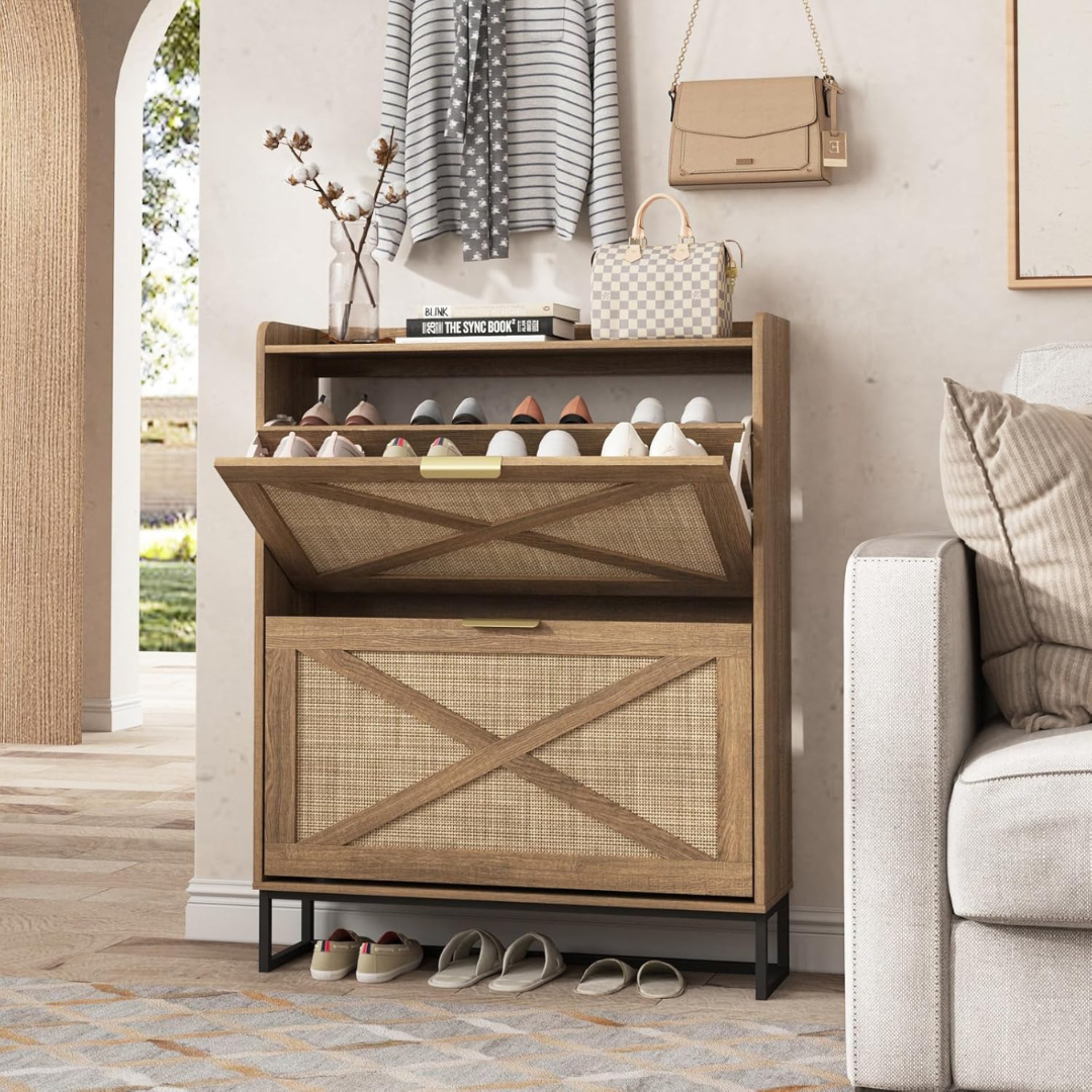 Entryway Shoe Storage Cabinet-Aldronix