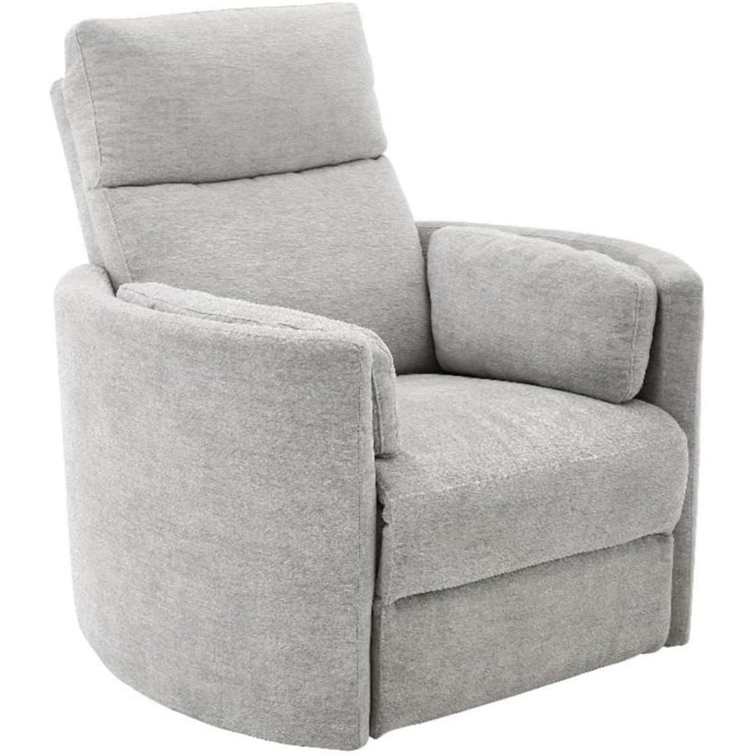 Swivel Glider Recliner in Ivory-Aldronix