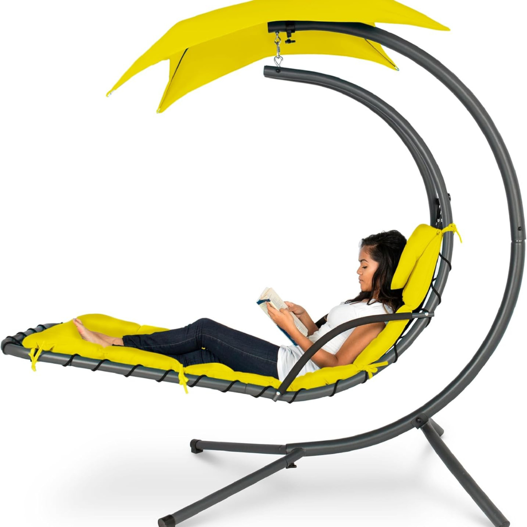 Curved Steel Chaise Lounge - Swing-Aldronix