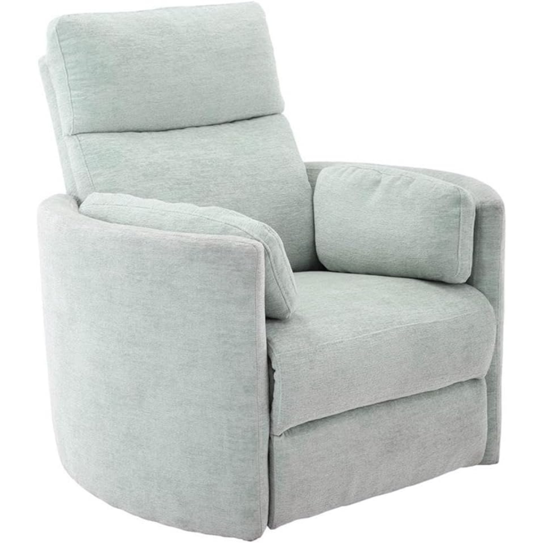 Swivel Glider Recliner in Ivory-Aldronix