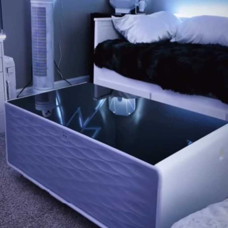 41-Inch Smart Coffee Table with Fridge-Aldronix