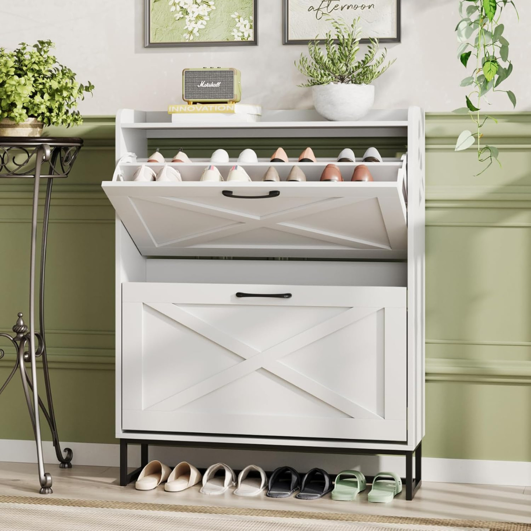 Entryway Shoe Storage Cabinet-Aldronix