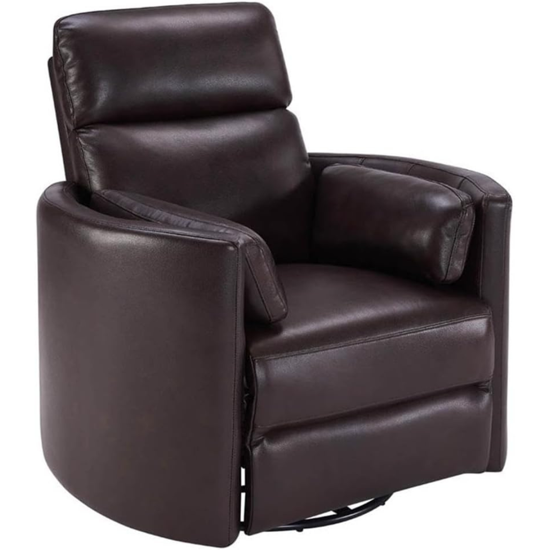 Swivel Glider Recliner in Ivory-Aldronix