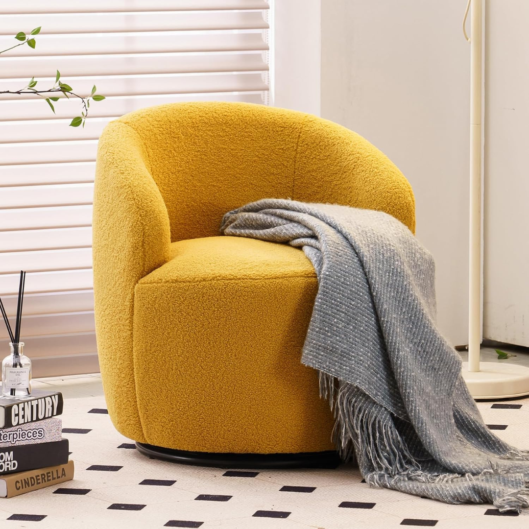 Teddy Swivel Cuddle Chair-Aldronix