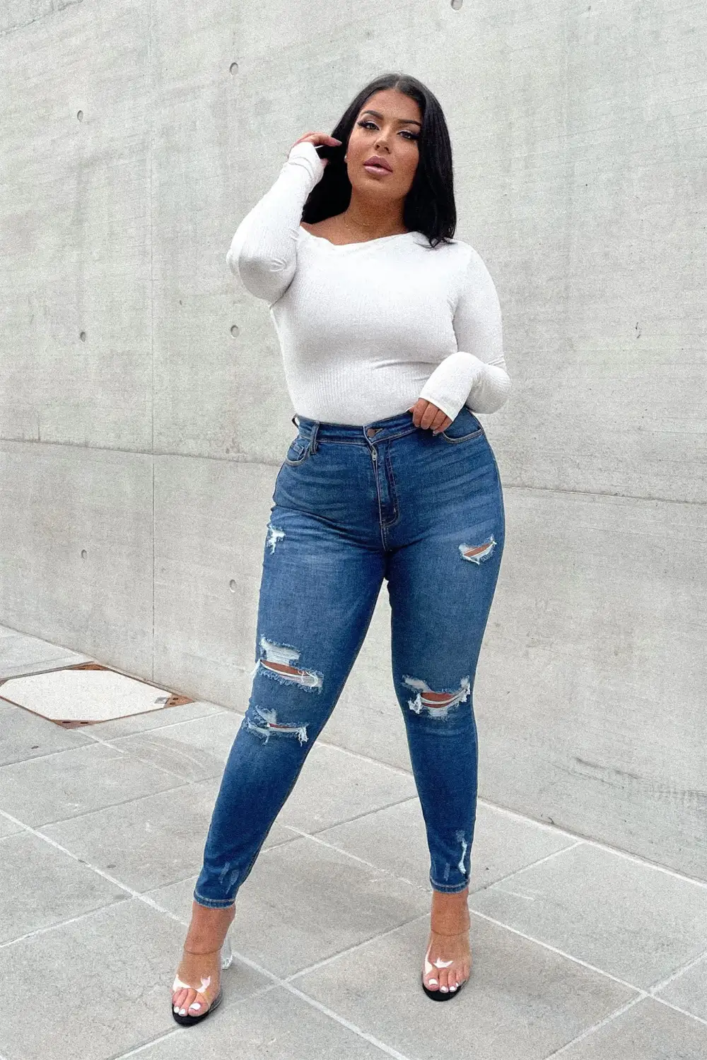 Don't Believe It Skinny Jeans - Dark Denim-Aldronix