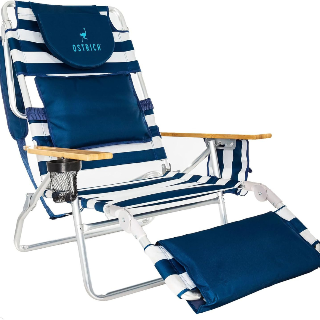 3 in 1 Folding Beach Lounger-Aldronix
