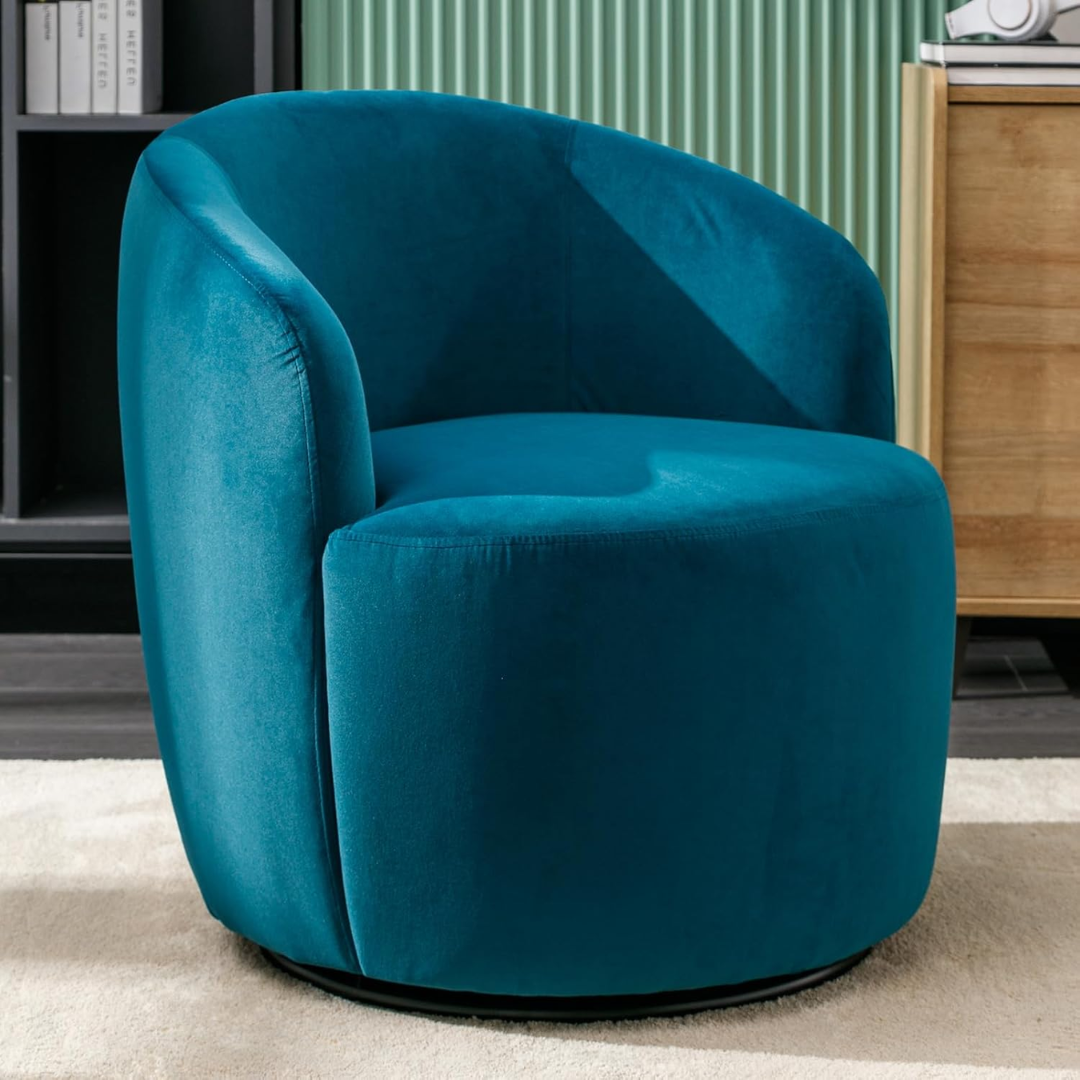 Teddy Swivel Cuddle Chair-Aldronix
