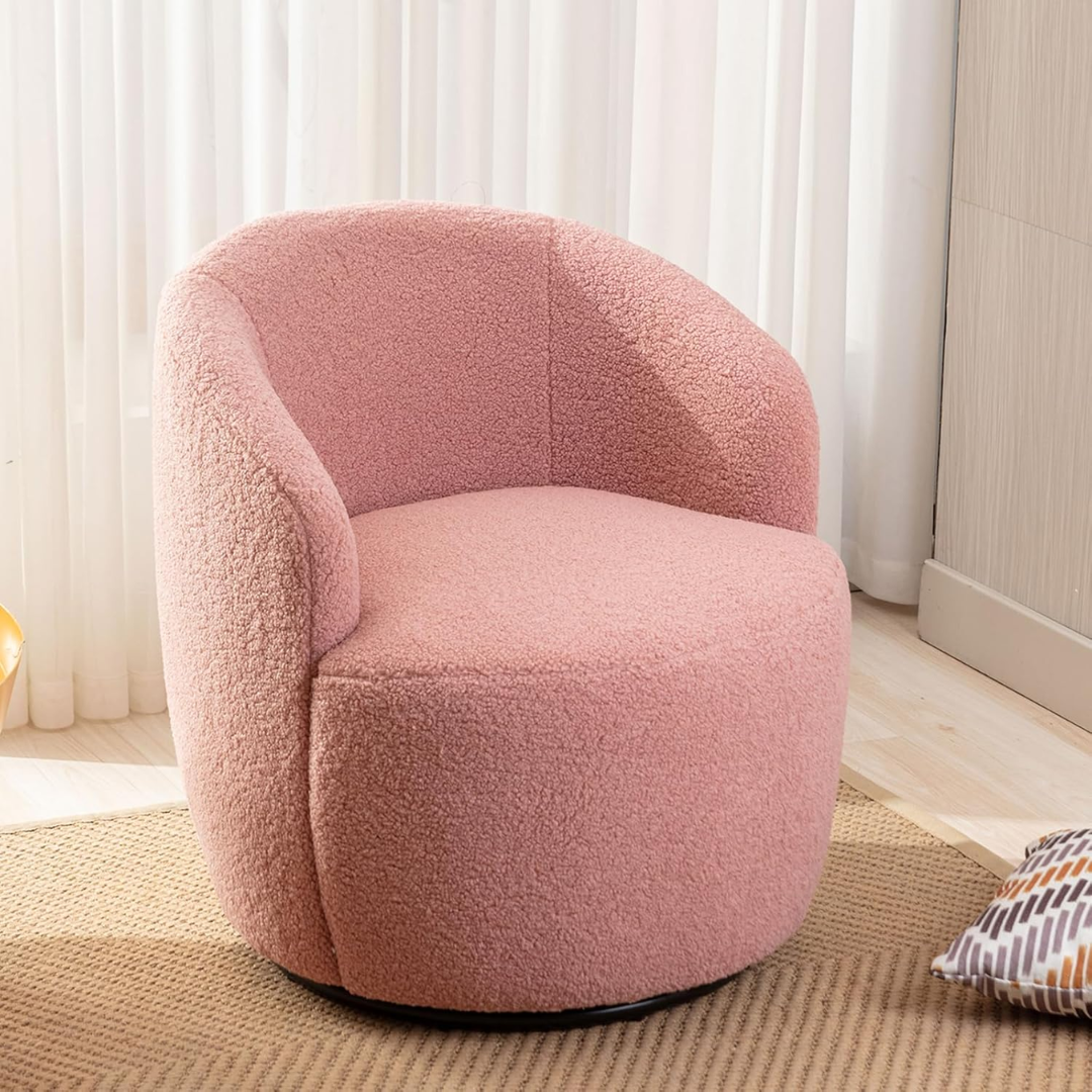 Teddy Swivel Cuddle Chair-Aldronix