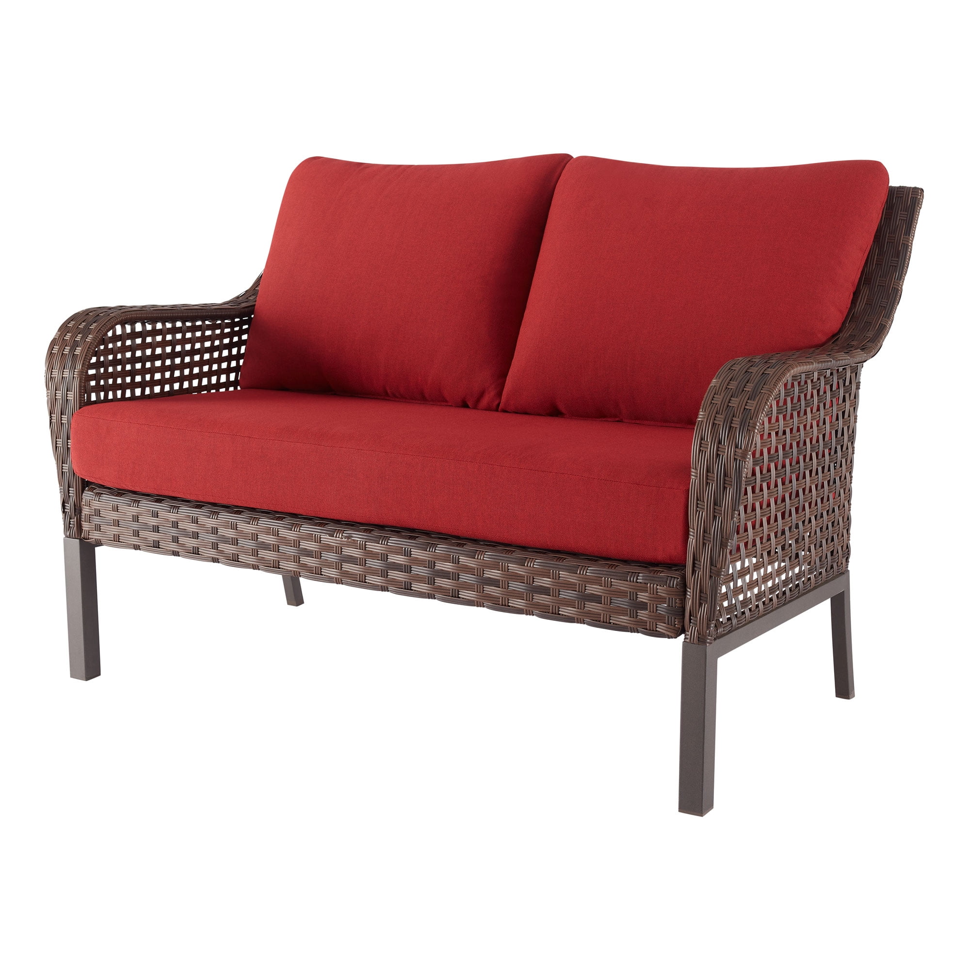 4-Piece Conversation Set, Red-Aldronix