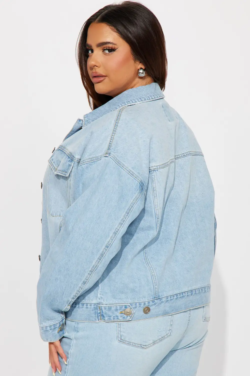 High Standards 90's Boyfriend Denim Trucker Jacket - Light Wash-Aldronix