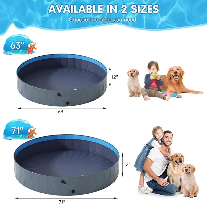 Dog Pool with Sprinkler-Aldronix