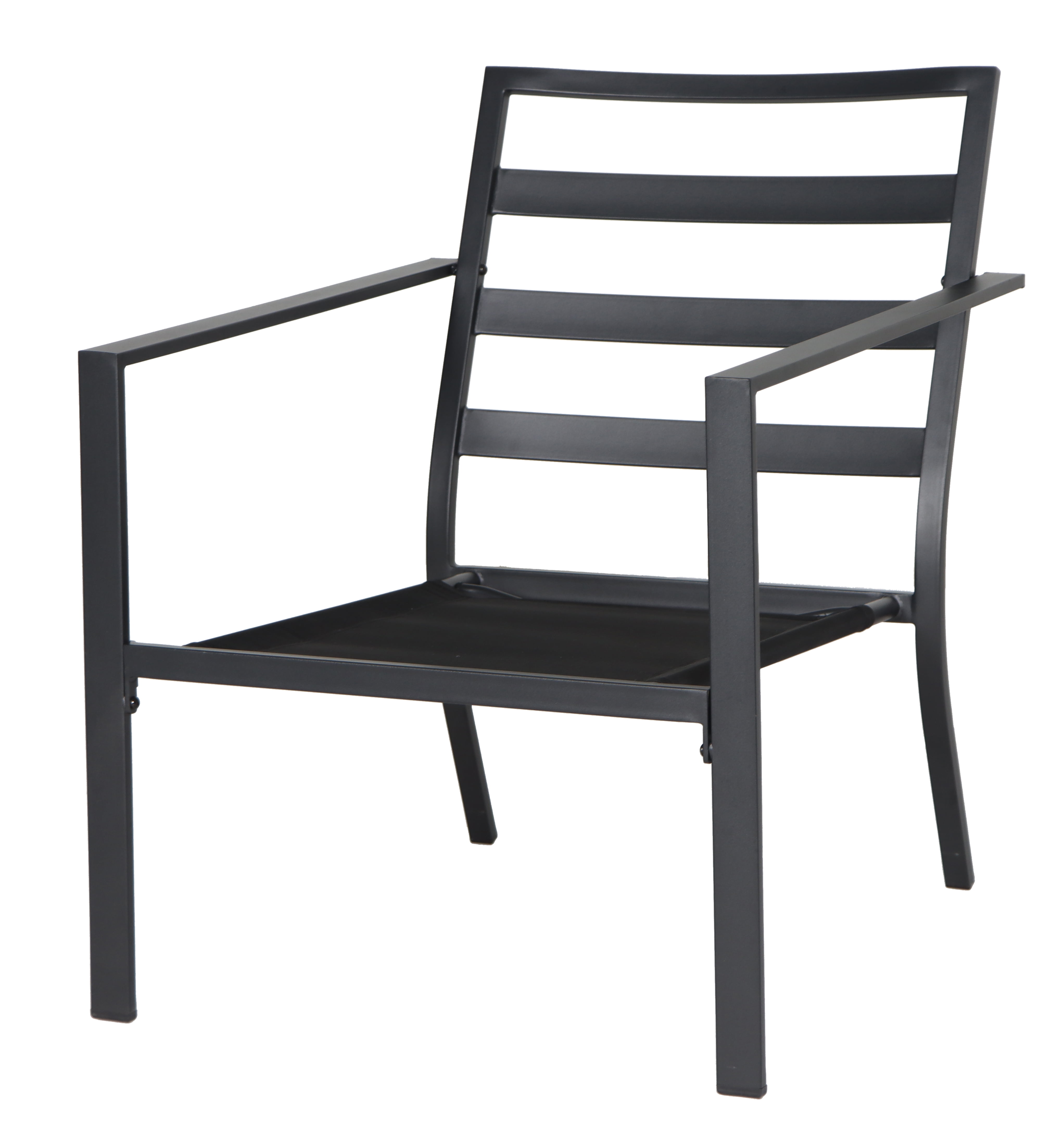 Stanton 4-Piece Steel Outdoor Patio Conversation Set, Red-Aldronix