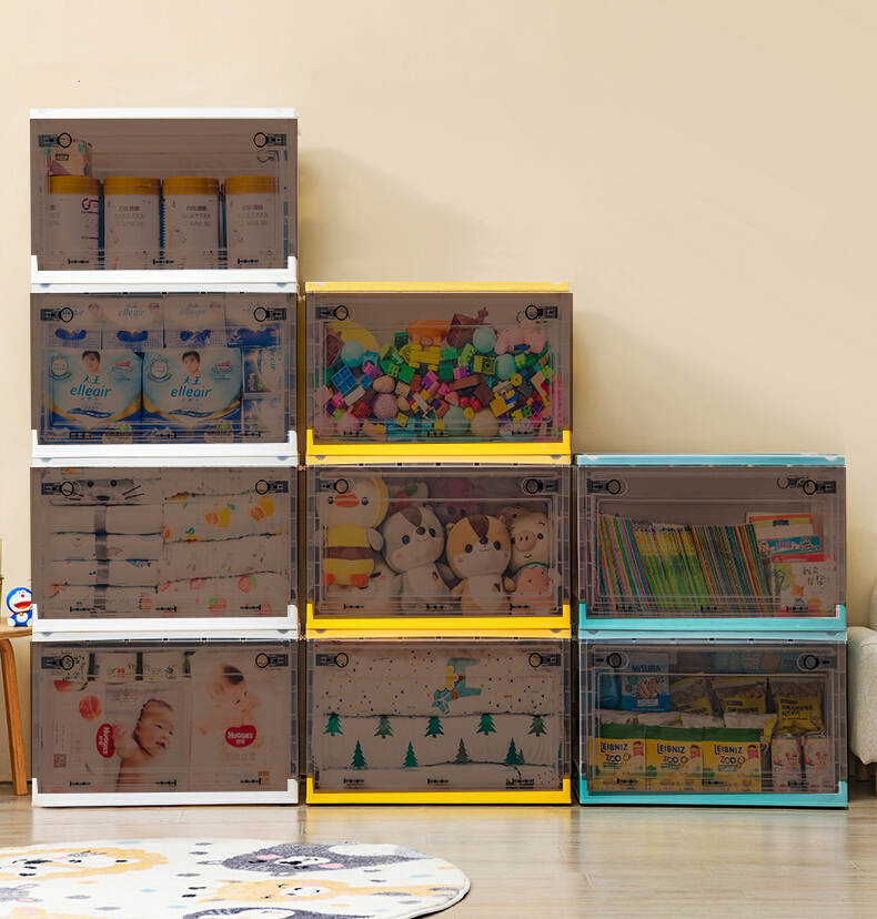 Clearance Offer  PP Plastic Folding Storage Boxes Set (Buy 5 get 10 free (15PCs)-Aldronix