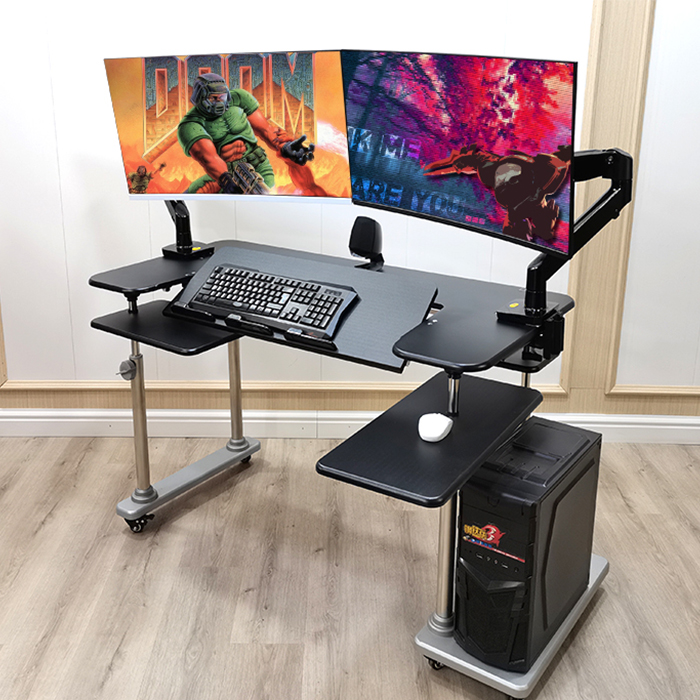 Gaming chair desktop computer table-Aldronix