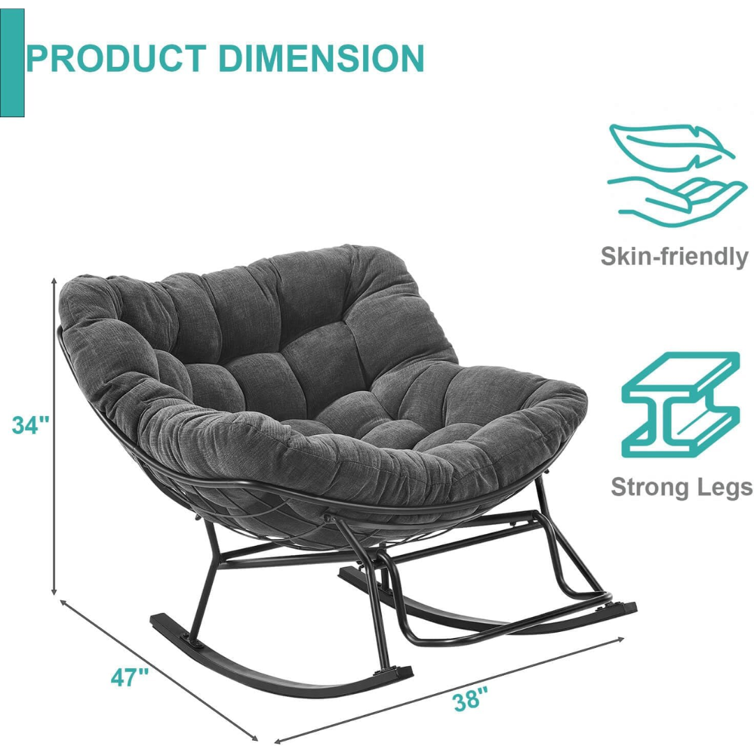 Nursery Ergonomic  Rocking Chair-Aldronix