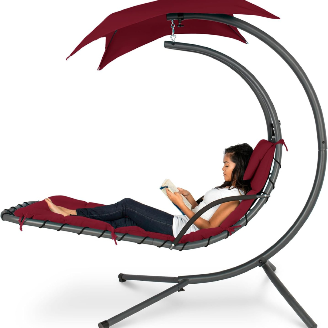 Curved Steel Chaise Lounge - Swing-Aldronix
