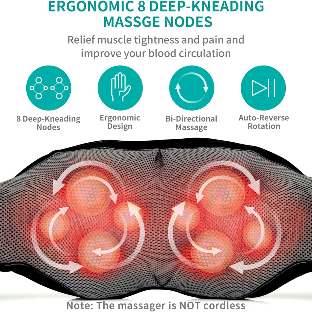 Neck and Back Massager-Aldronix
