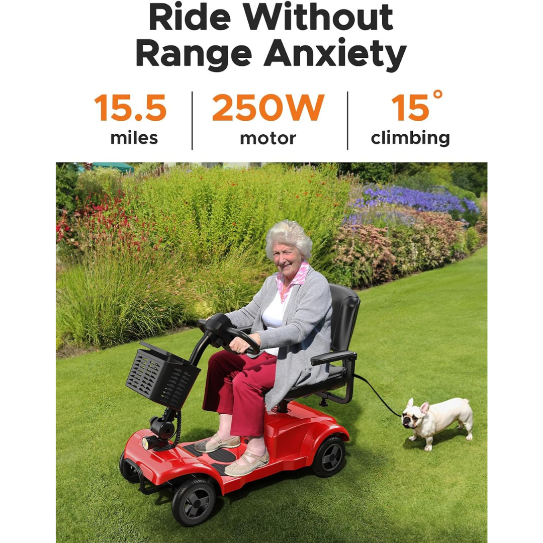 250W Electric Powered Mobile Wheelchair for Senior-Aldronix