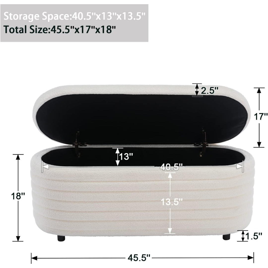 Teddy Ottoman Bench-Aldronix