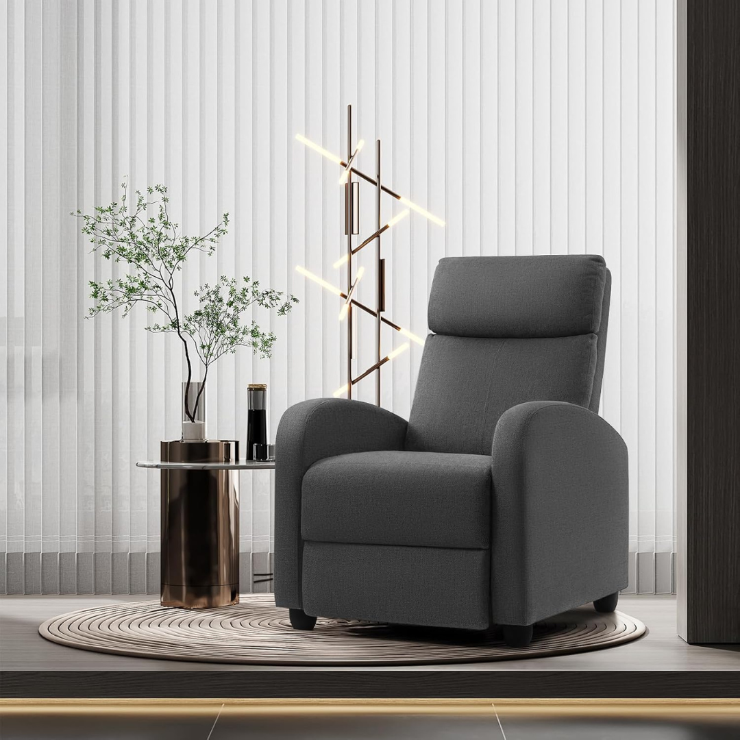 Adjustable Home Theater Single Recliner Sofa-Aldronix
