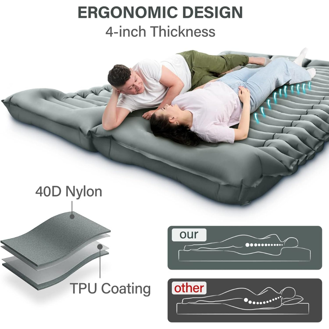 Ultralight 2 Person Camping Mat-Aldronix