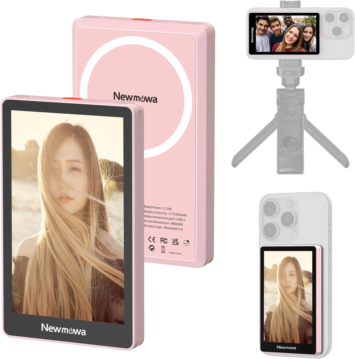 Selfie Monitor Screen-Aldronix