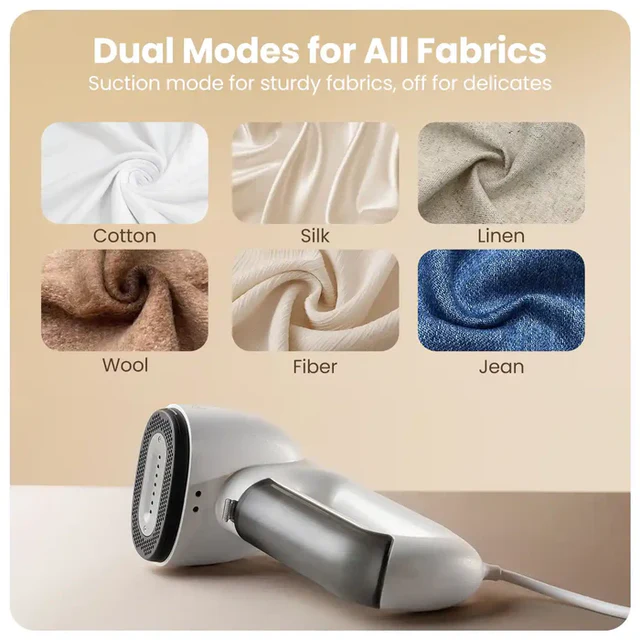 Vacuum Steamer-Handheld Travel Home Garment Steamer for Clothes,-Aldronix