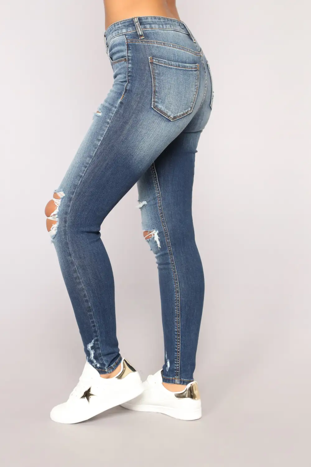 Don't Believe It Skinny Jeans - Dark Denim-Aldronix