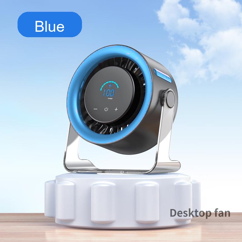 Desktop Fan Turbo Table Fan with 100-Speed Digital Display