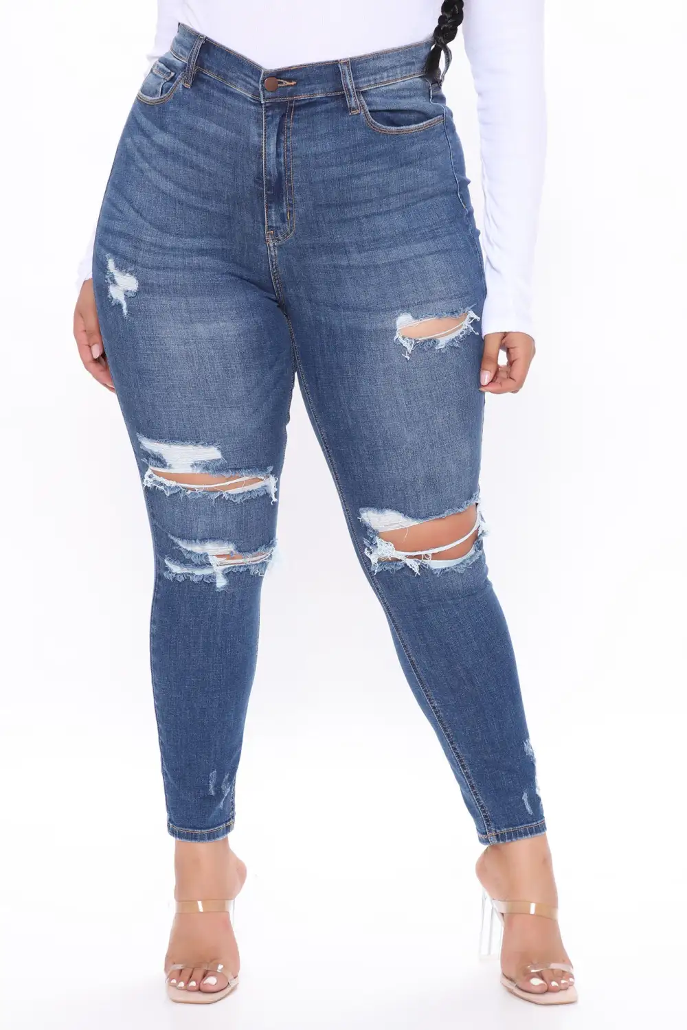 Don't Believe It Skinny Jeans - Dark Denim-Aldronix