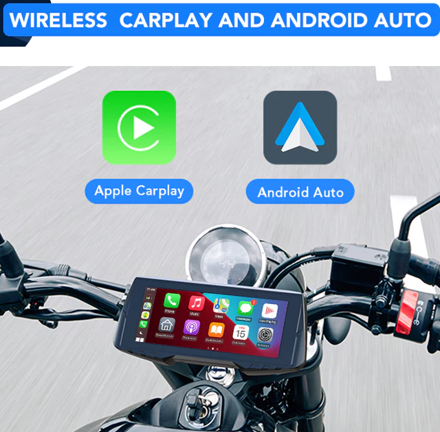 6.86" Multifunction Motorcycle GPS /Motorcycle Cameras-Aldronix