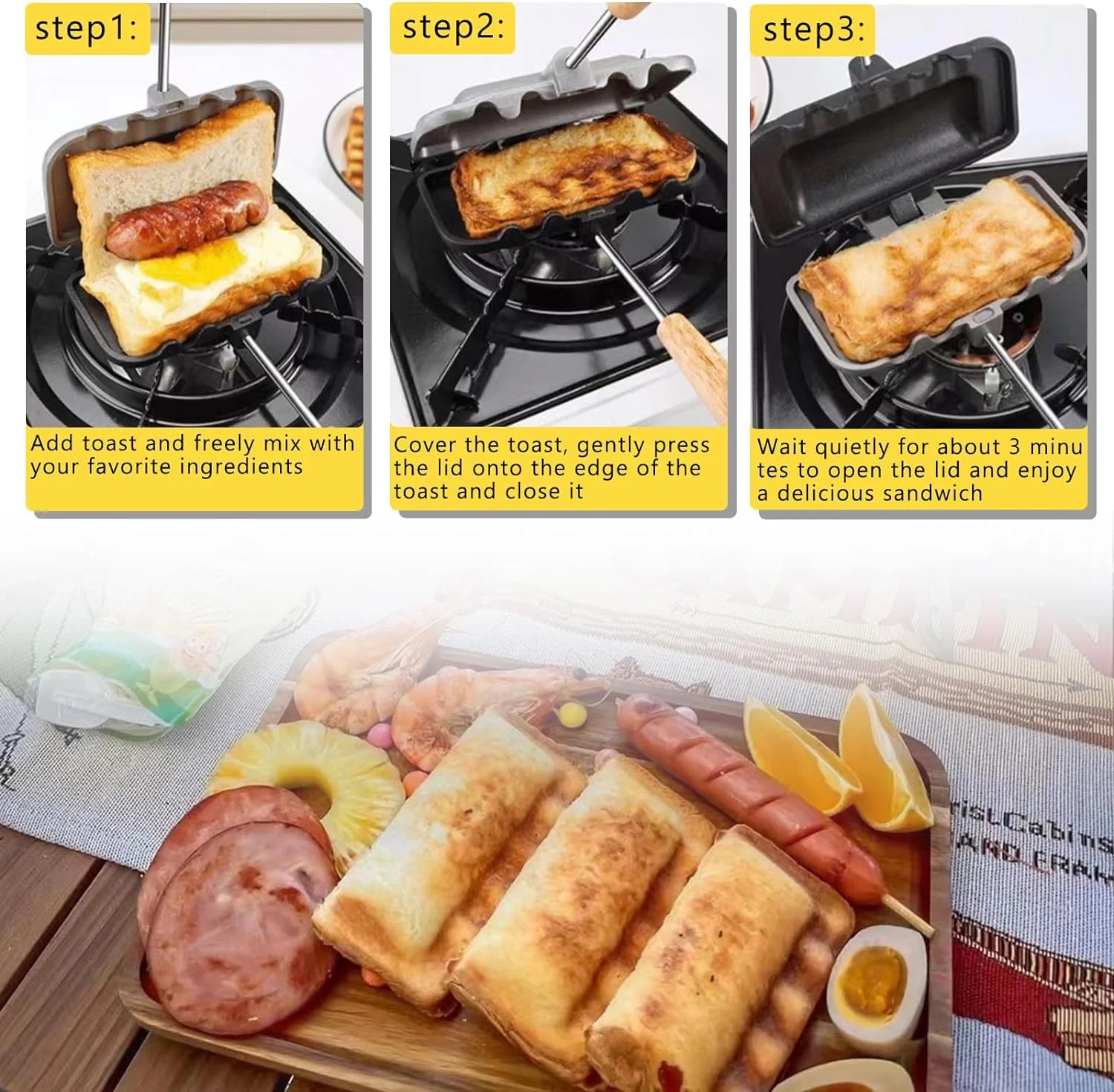 Removable Sandwich Baking Tray-Aldronix
