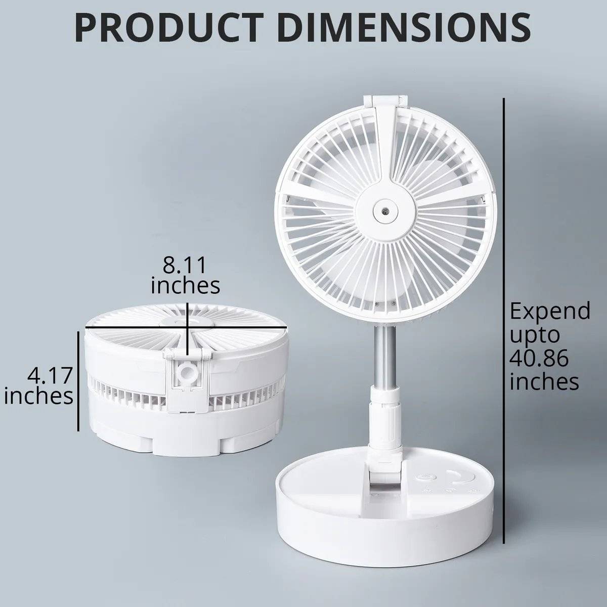 Multi-function Wireless Rechargeable Spray Fan-Aldronix