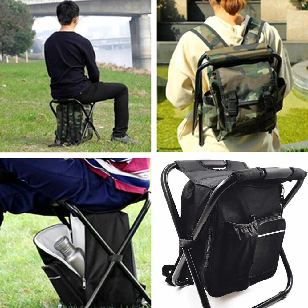 Outdoor Foldable Multifunctional Backpack Stool-Aldronix