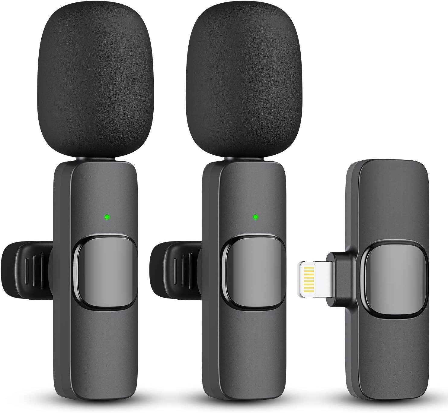 2 Pack Wireless Microphone For Iphone Ipad-Aldronix