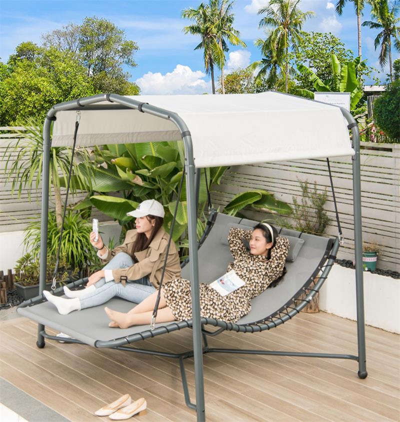 Garden double rocking recliner-Aldronix