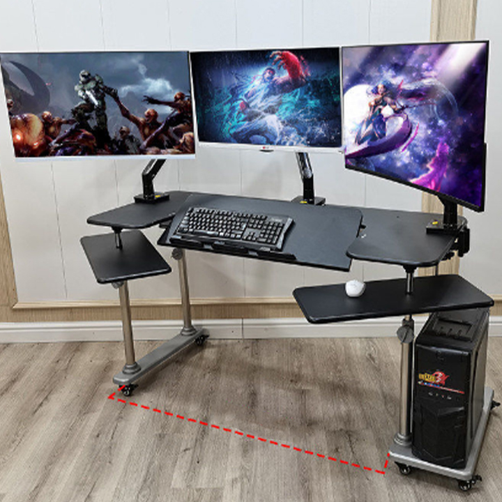 Gaming chair desktop computer table-Aldronix