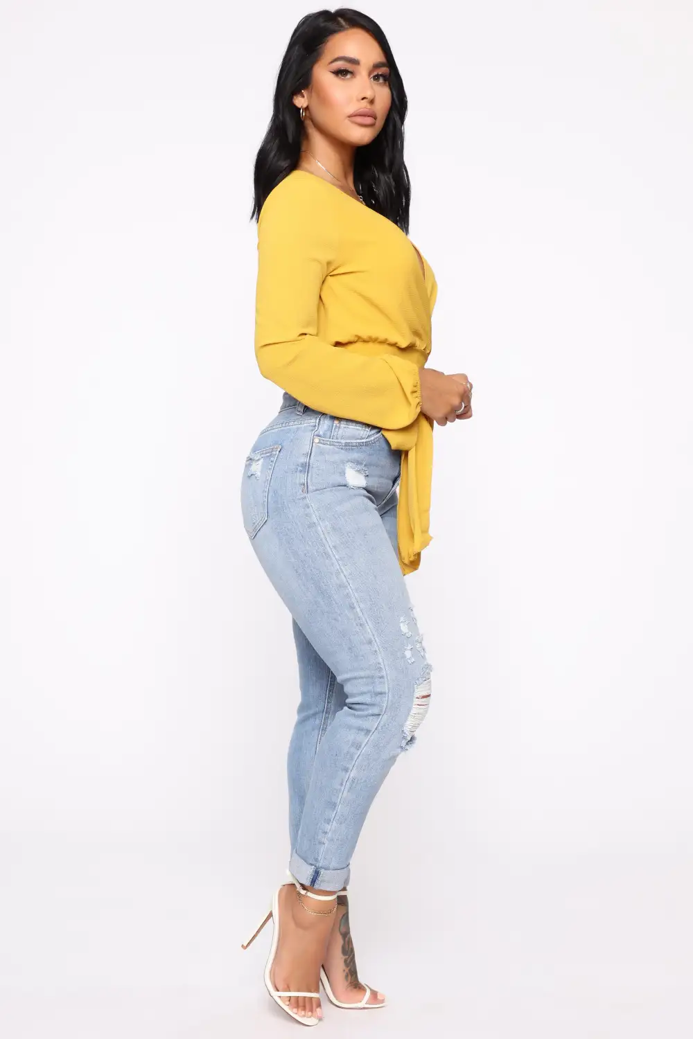 Keep Coming Back Boyfriend Jeans - Light Blue Wash-Aldronix