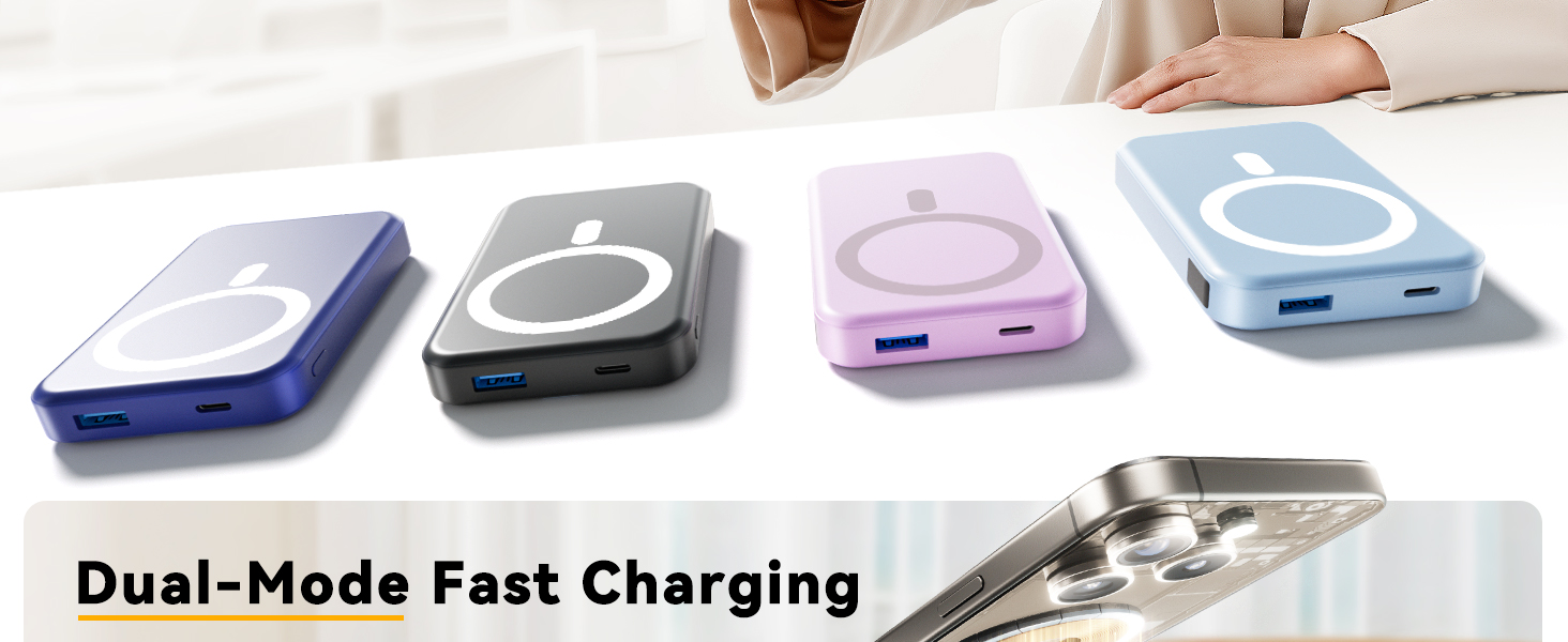 10000mAh Magnetic Portable Charger