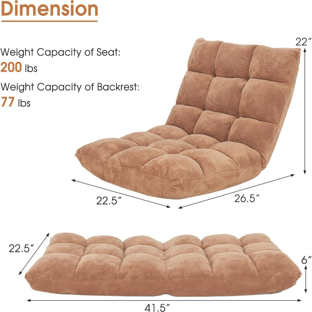 Customizable Floor Lounger-Aldronix