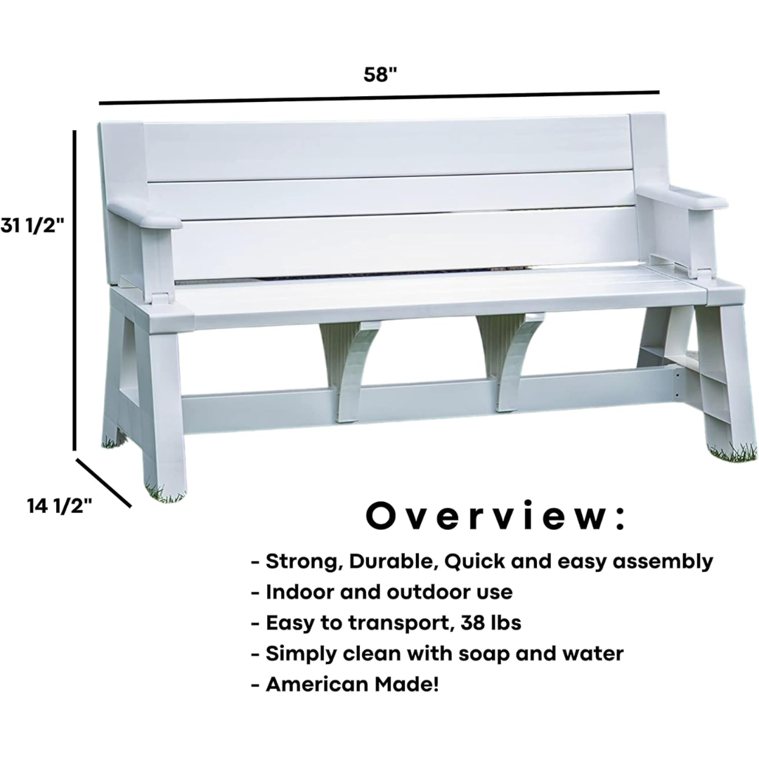 Convertible Bench Table-Aldronix