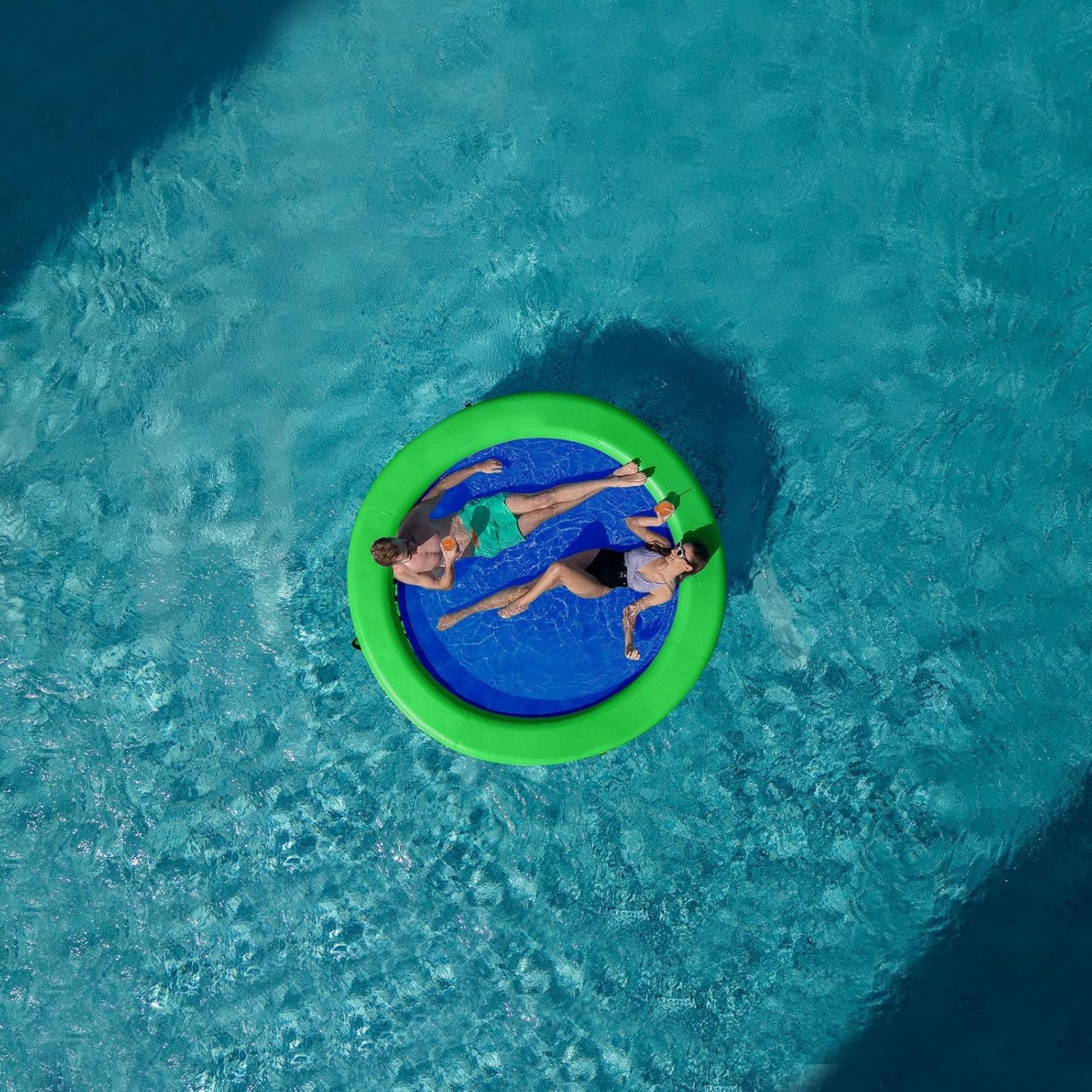 Inflatable 8ft Floating Water Hammock Platform-Aldronix