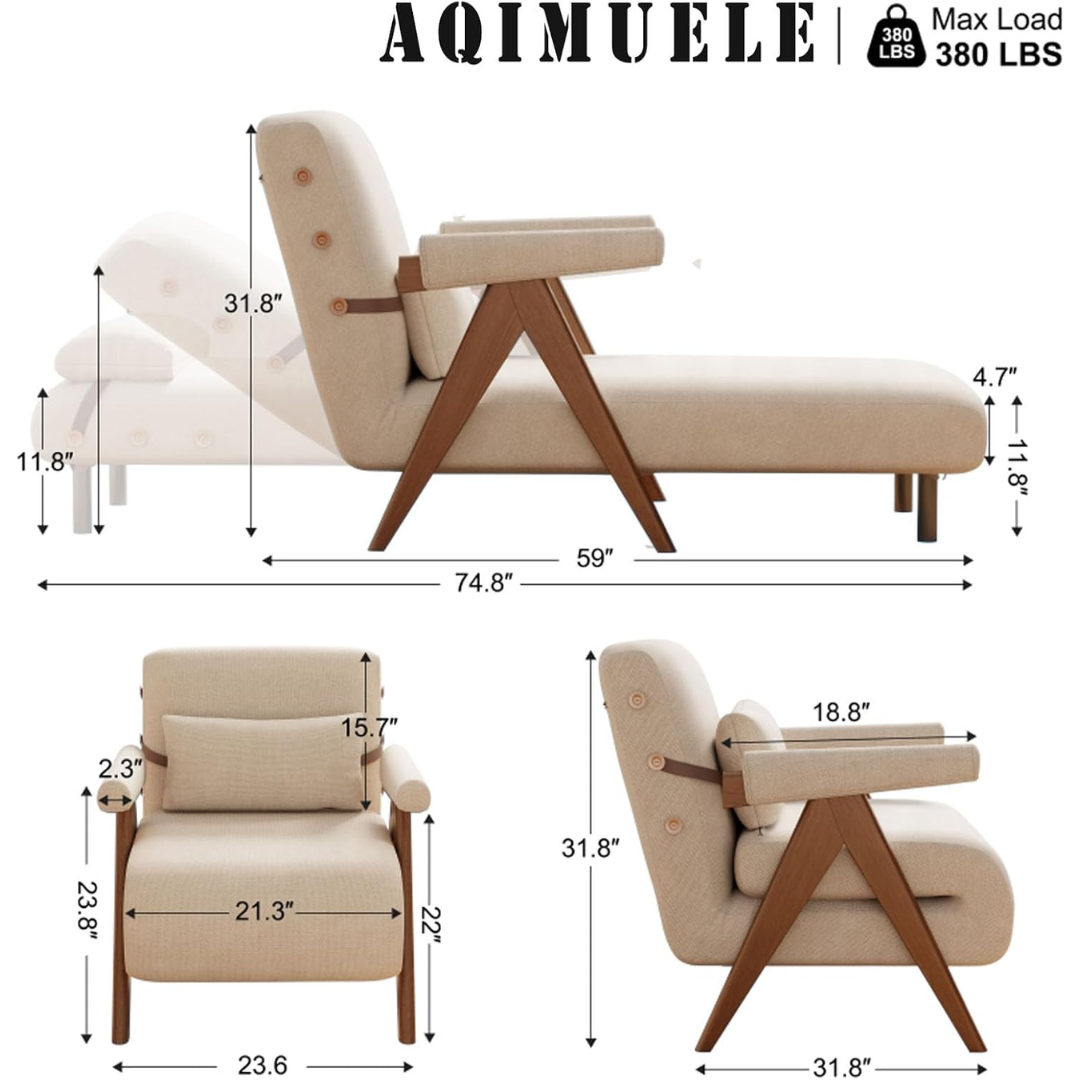3 in 1 Extendable Sofa Bed-Aldronix