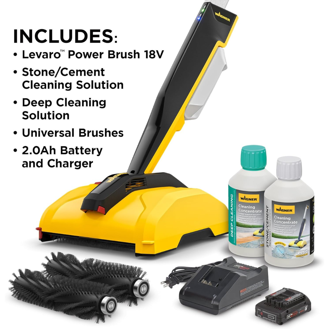 Cordless Outdoor Patio and Deck  Power Brush Cleaner-Aldronix